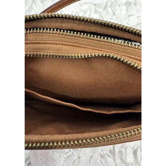 Coach X Keith Haring Collaboration Graffiti Heart Cognac Brown Crossbody F13687 - Picture 16 of 16